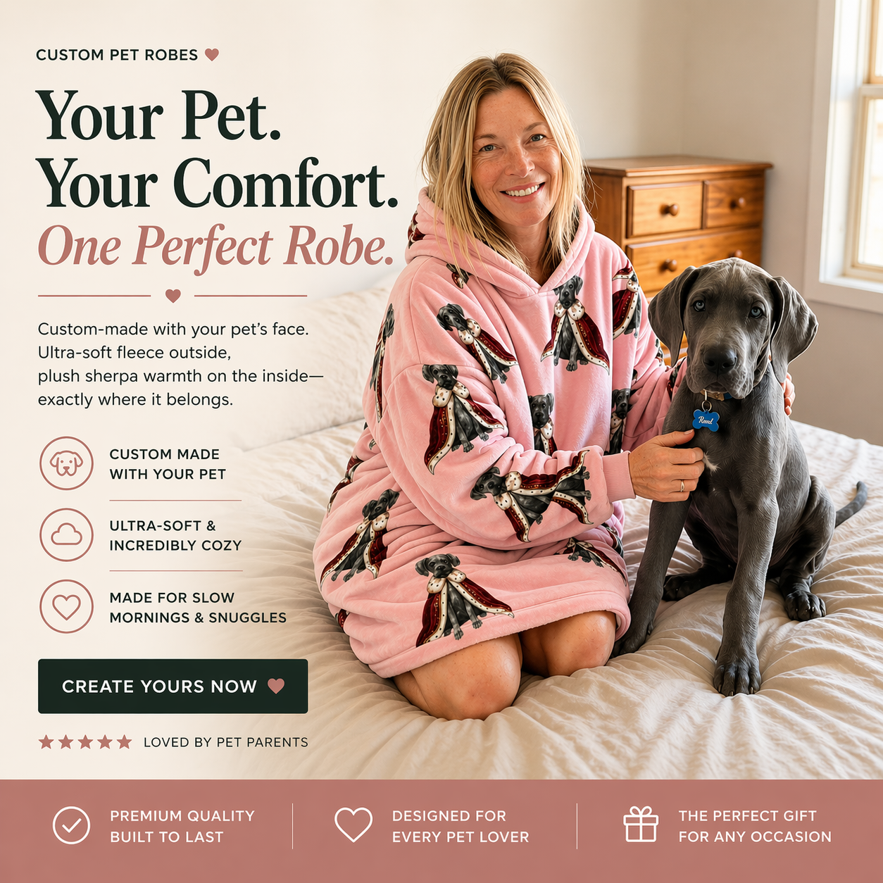 Custom Royal Wearable Blanket · Icon
