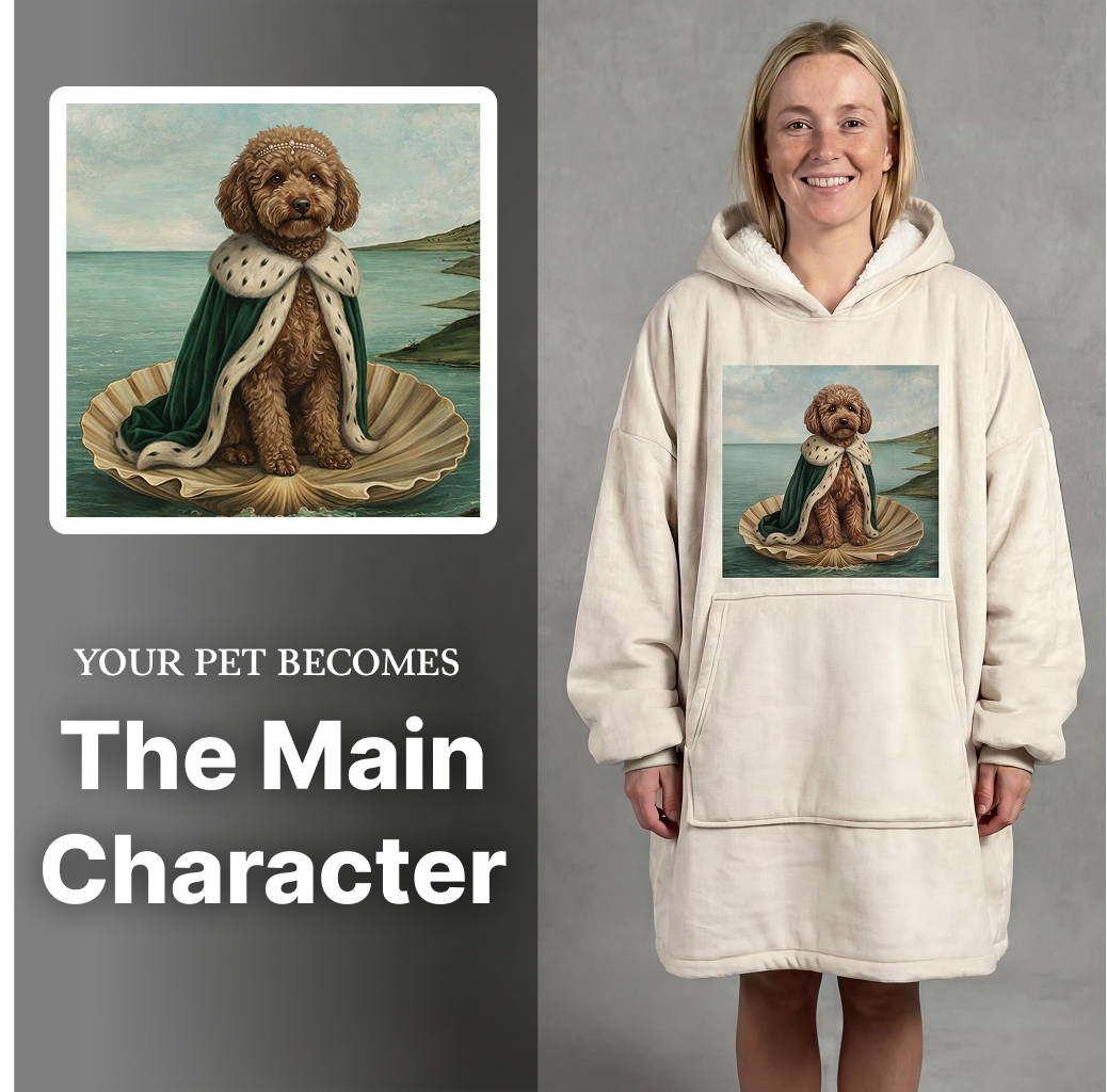 Custom Royal Wearable Blanket · Minimalist