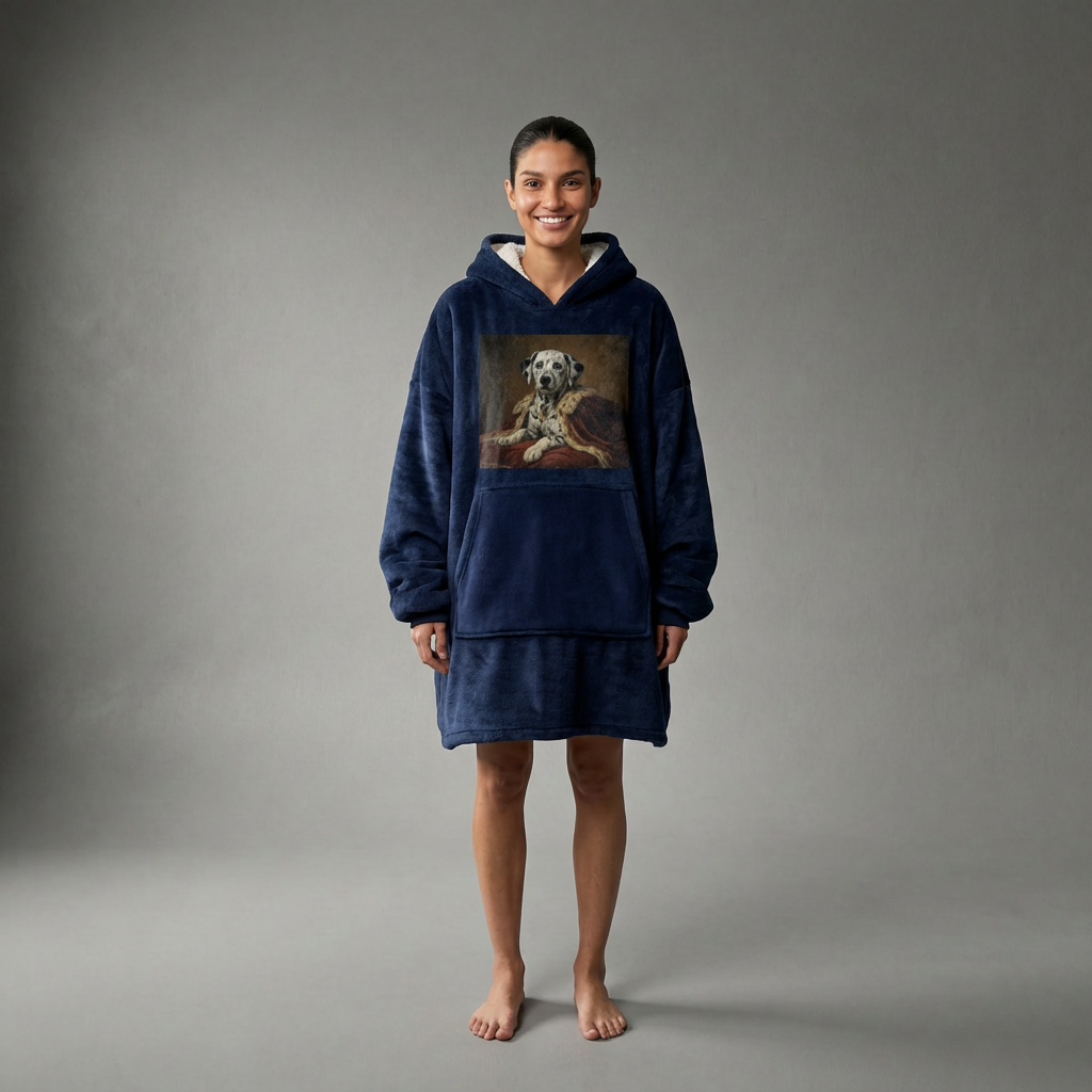 Custom Royal Wearable Blanket · Minimalist