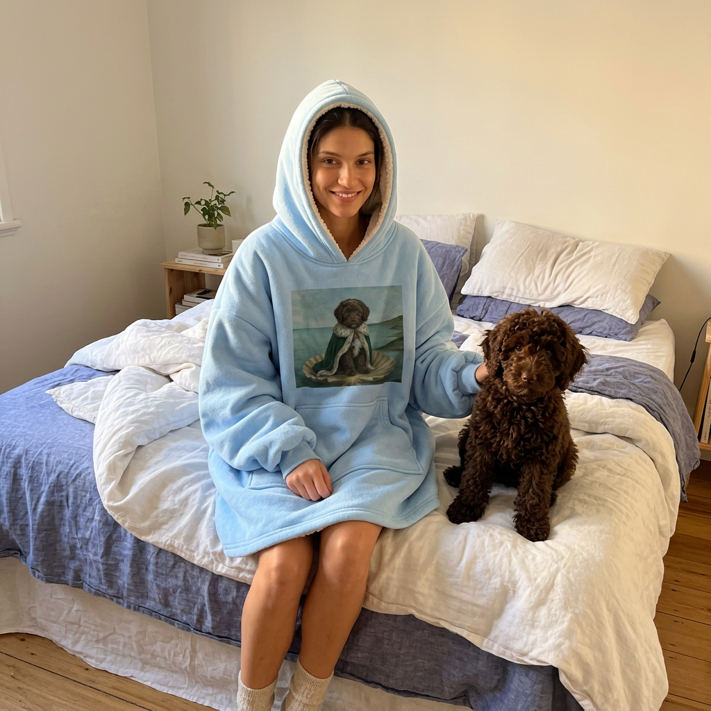 Custom Royal Wearable Blanket · Minimalist