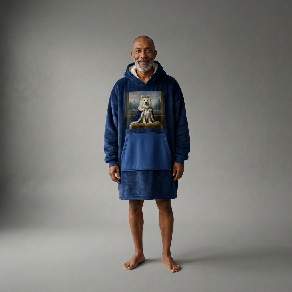Custom Royal Wearable Blanket · Minimalist