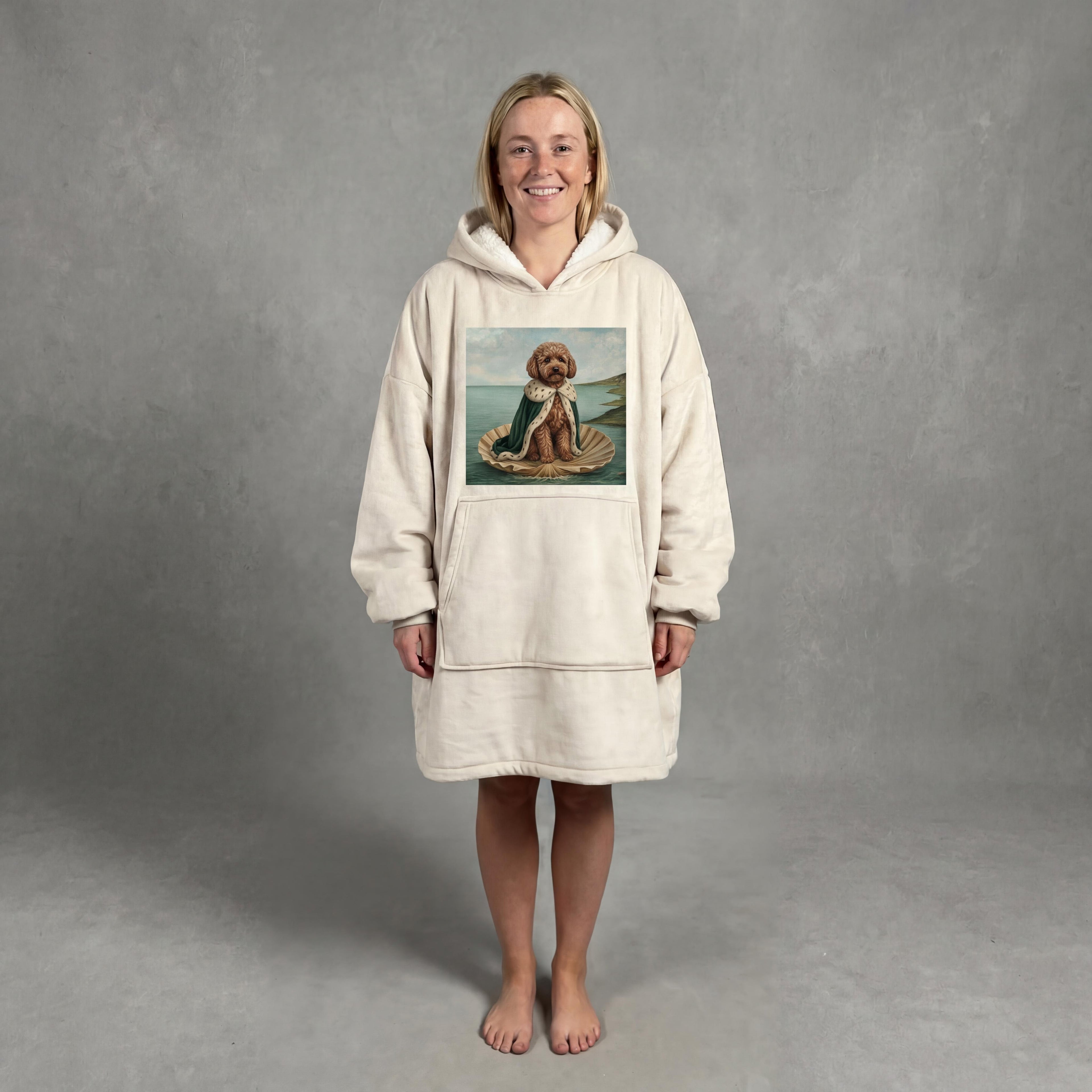 Custom Royal Wearable Blanket · Minimalist
